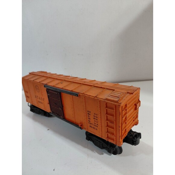 Lionel X6454 Electric Train O Gauge Model Railroad Santa Fe Post War Boxcar - Picture 3 of 8